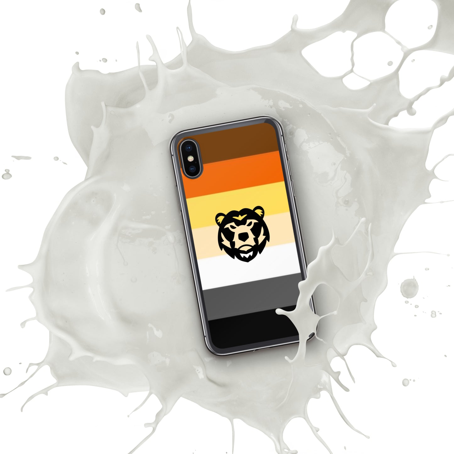 Bear Brotherhood Pride Flag iPhone Case