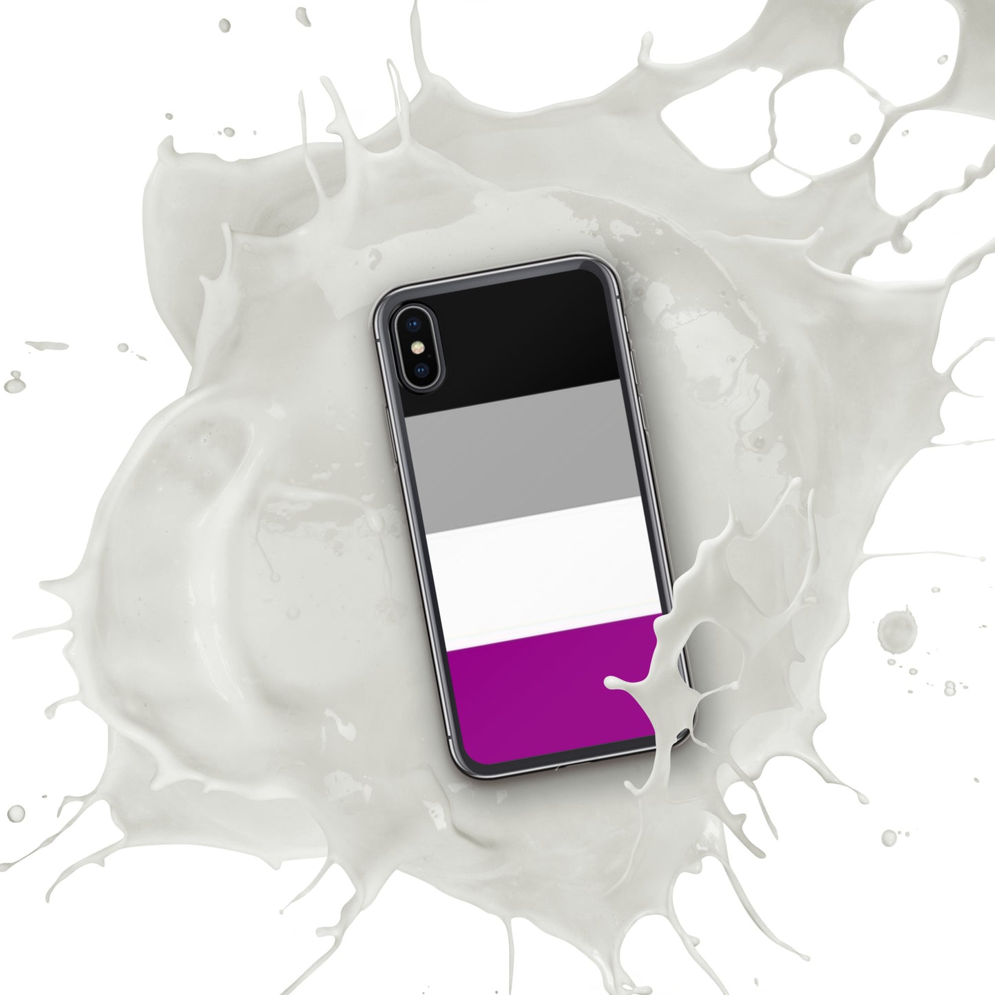 Asexual Pride Flag iPhone Case