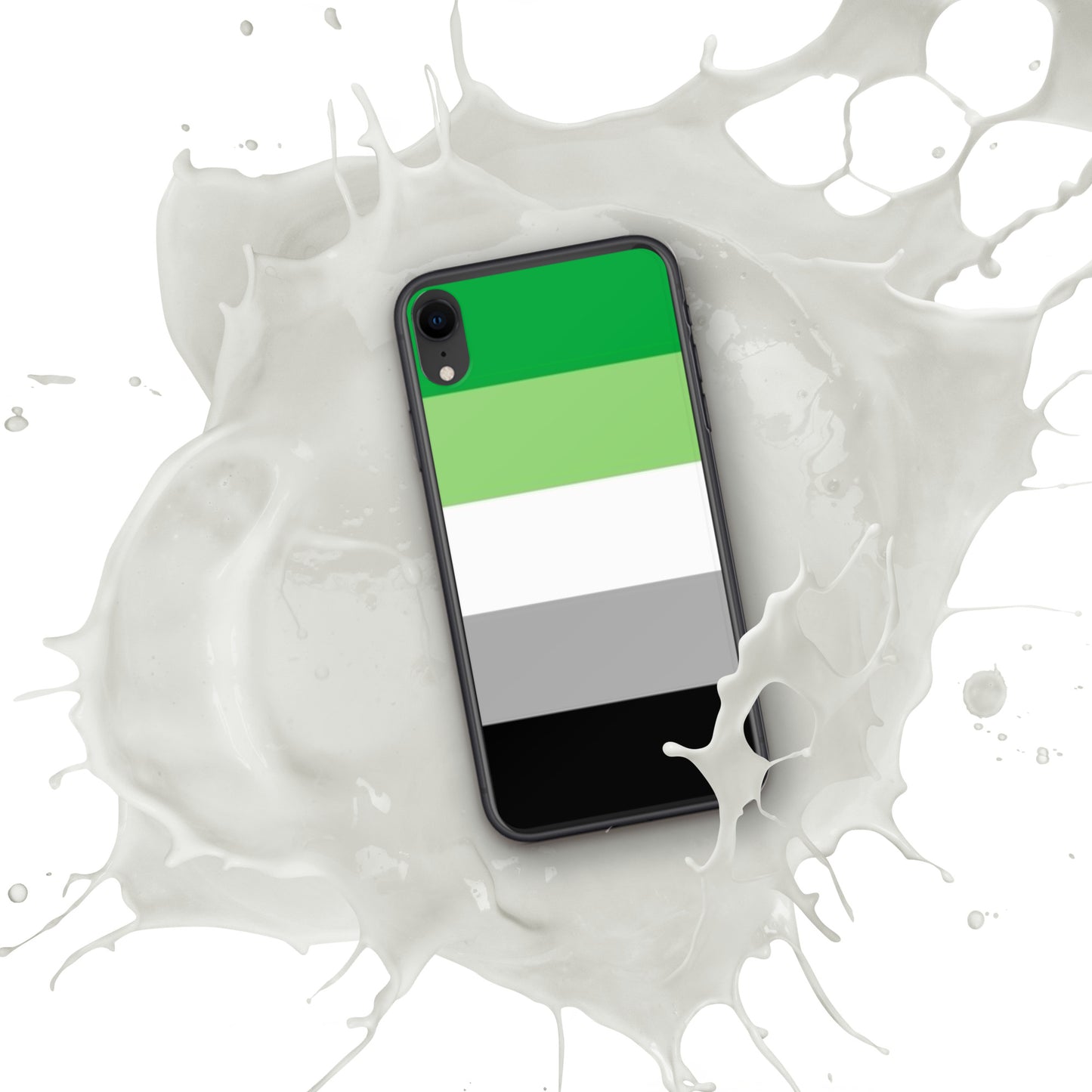 Aromantic Pride Flag iPhone Case