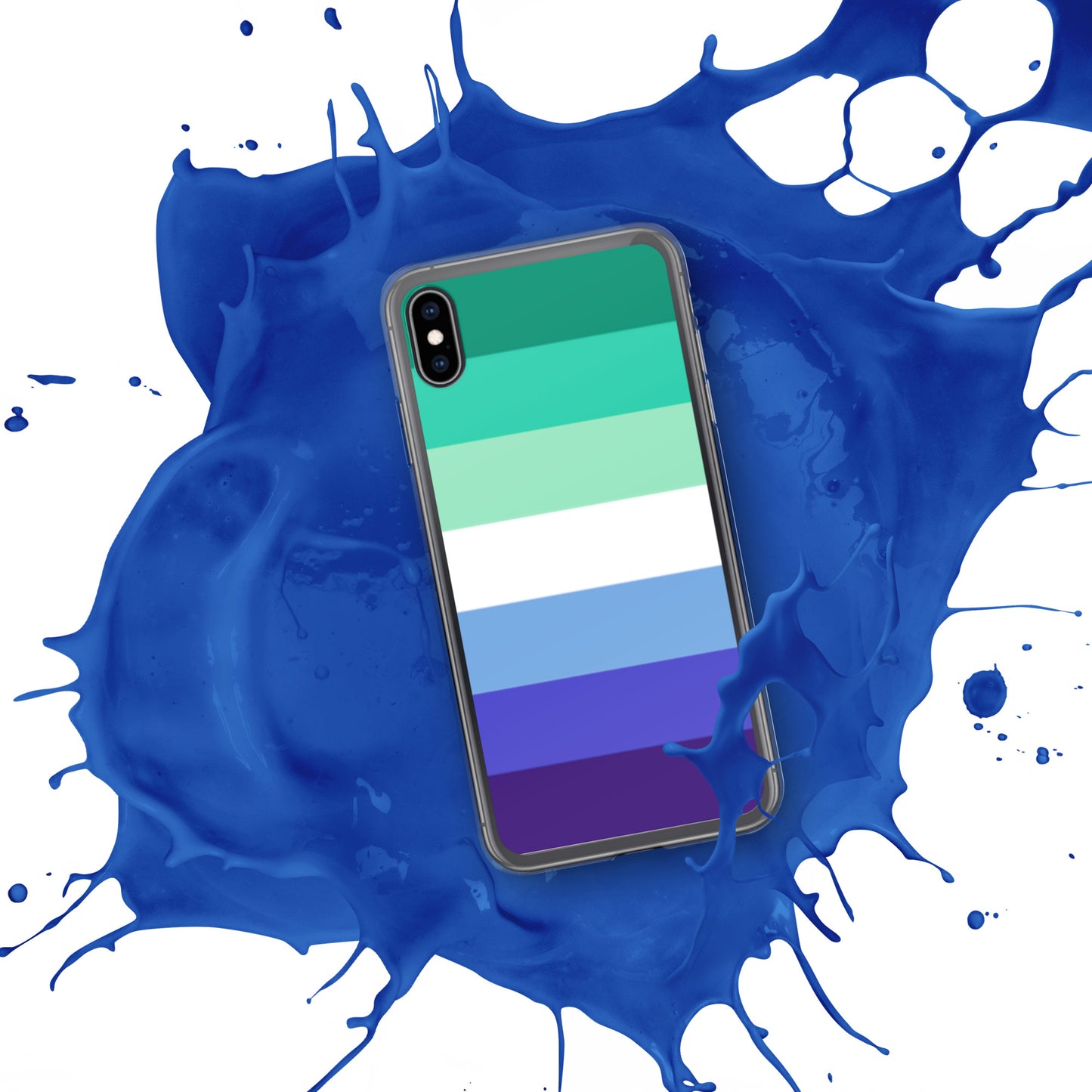 Gay Men's Pride Flag iPhone Case