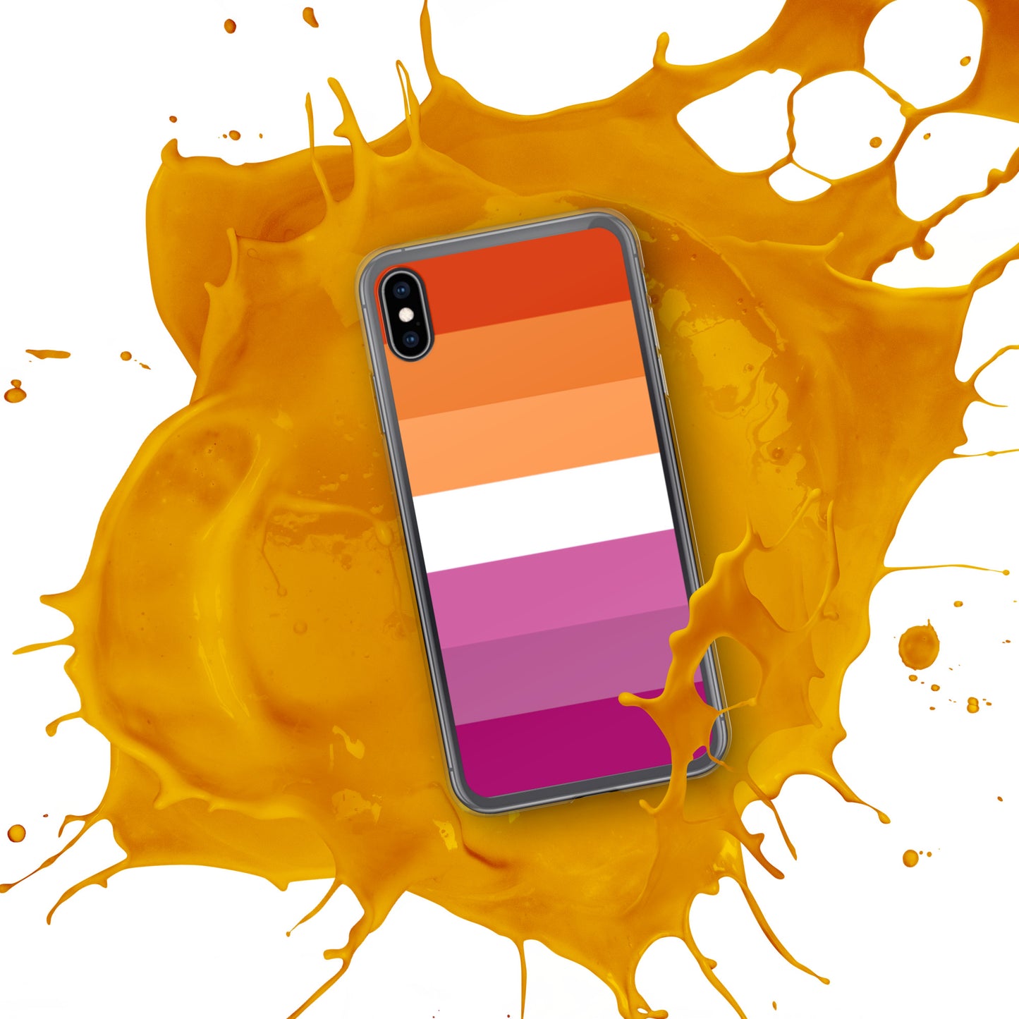 Lesbian Pride Flag iPhone Case