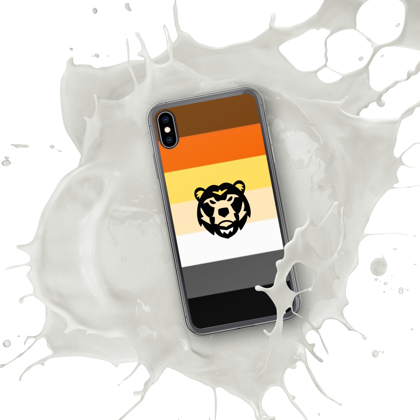 Bear Brotherhood Pride Flag iPhone Case