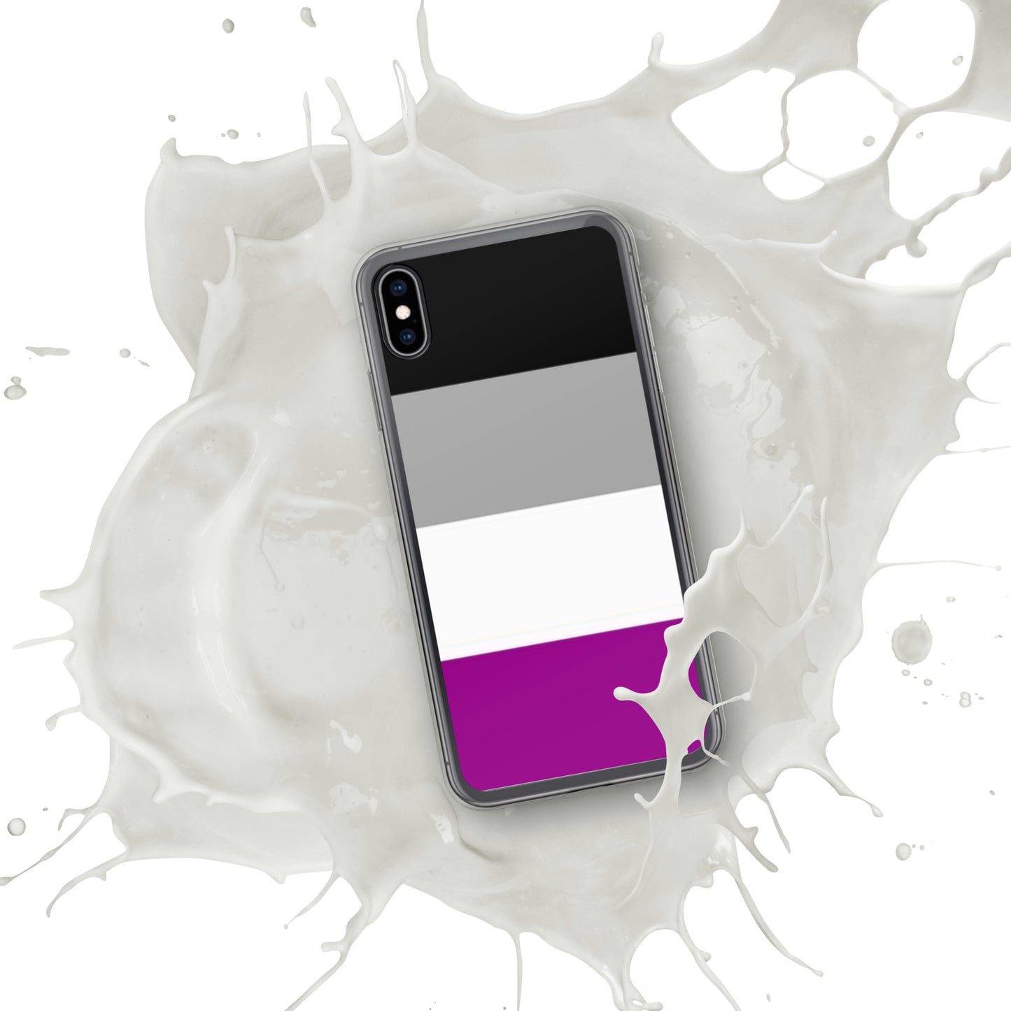 Asexual Pride Flag iPhone Case