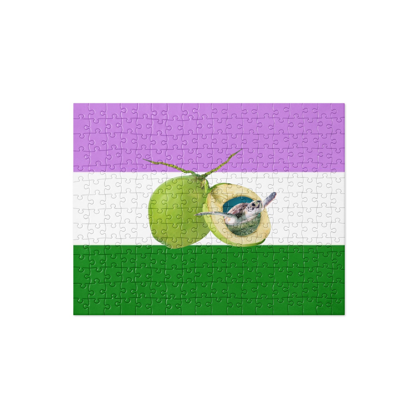 Genderqueer Pride Flag Puzzle