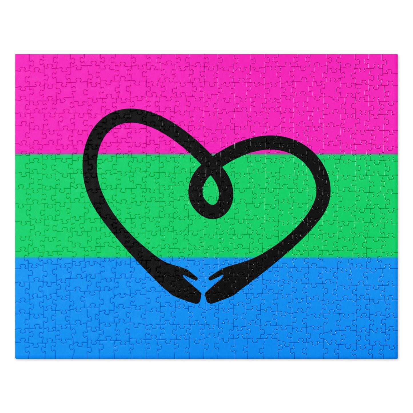 Polysexual Pride Flag puzzle