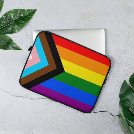 Progress Pride Flag Laptop Sleeve