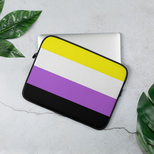 Non-Binary Pride Flag Laptop Sleeve