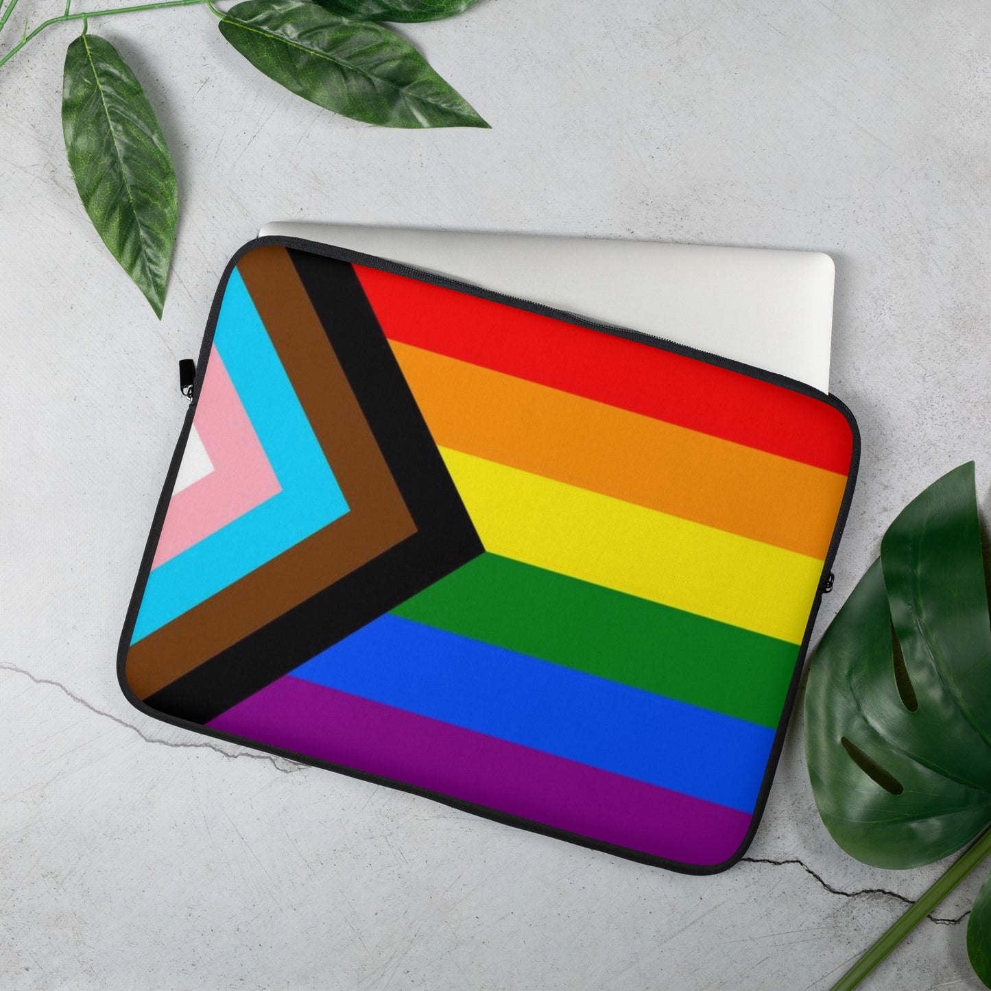 Progress Pride Flag Laptop Sleeve