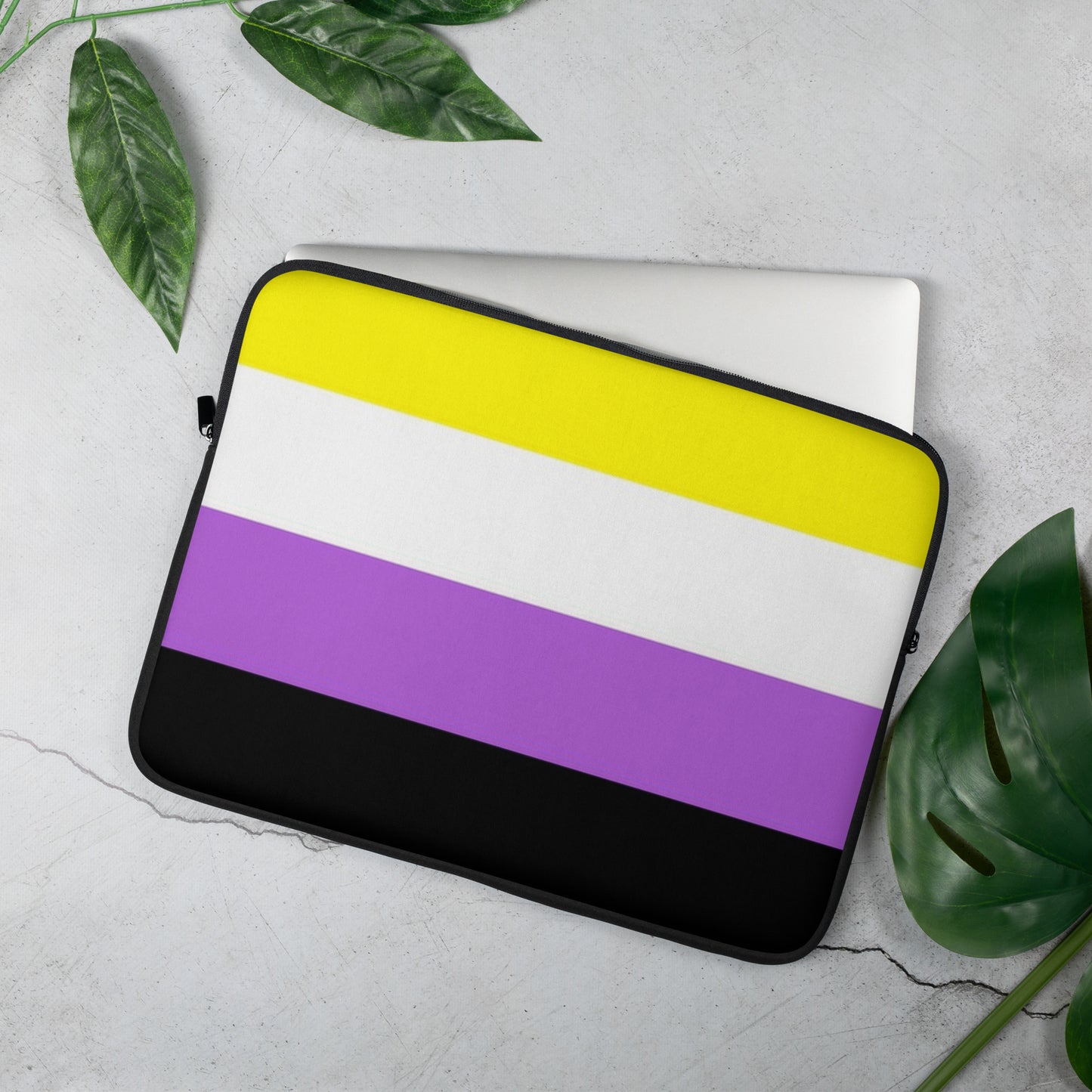 Non-Binary Pride Flag Laptop Sleeve