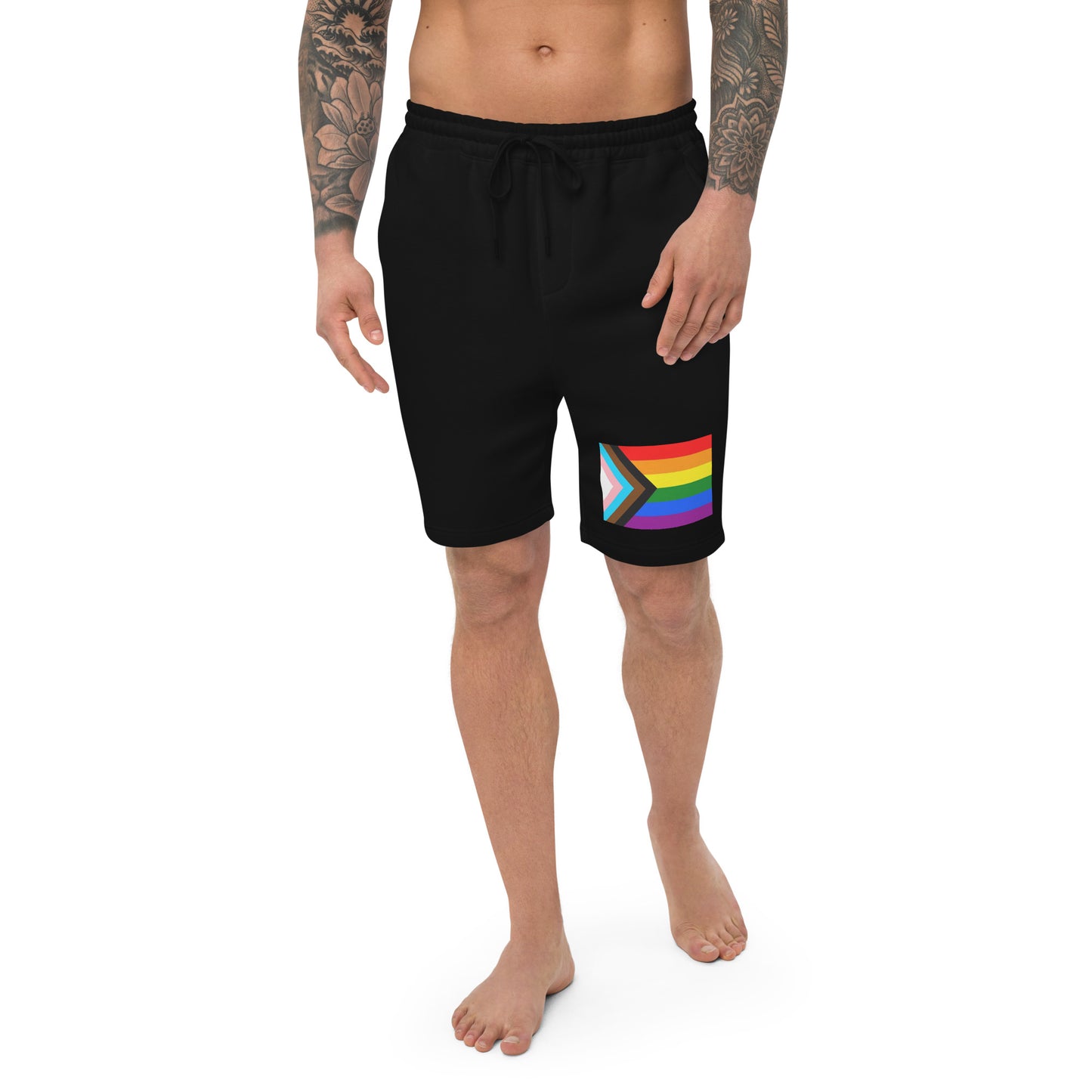 Progress Pride Flag Fleece Shorts