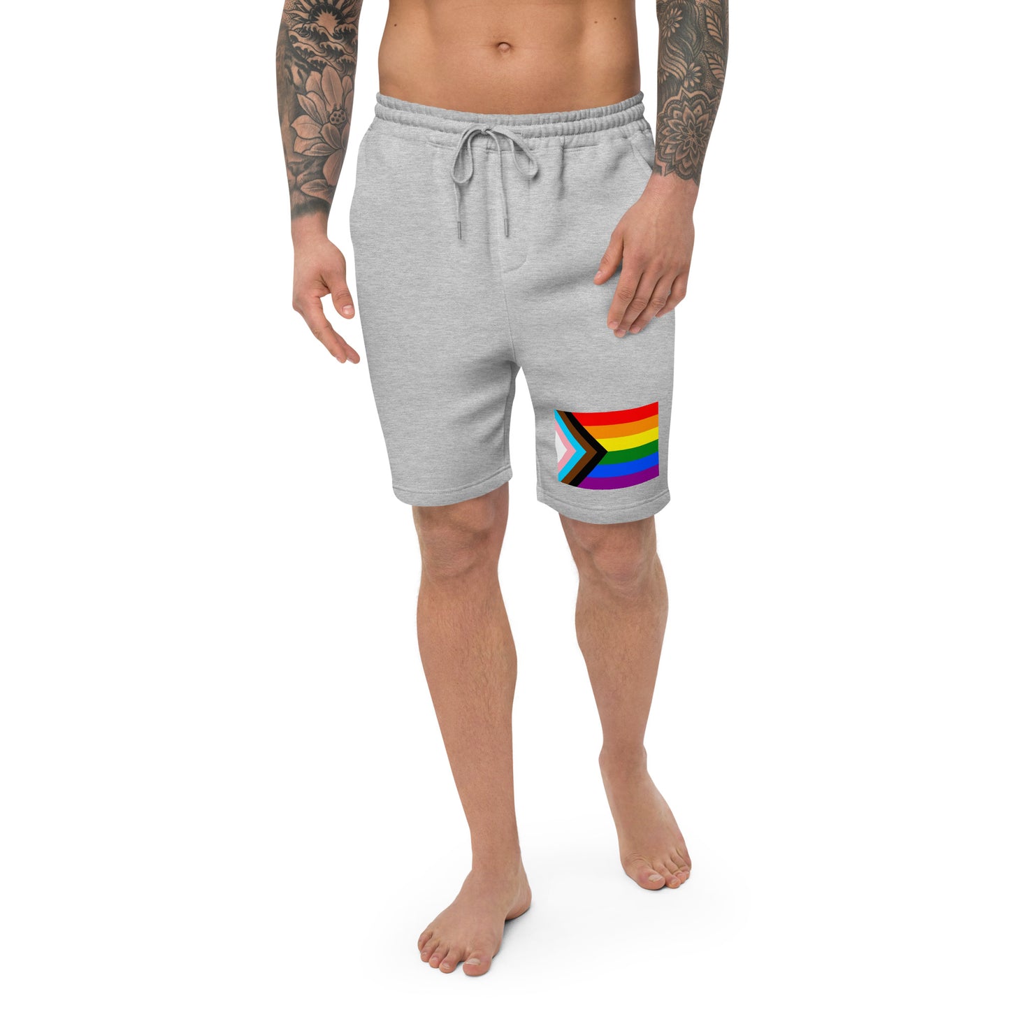 Progress Pride Flag Fleece Shorts