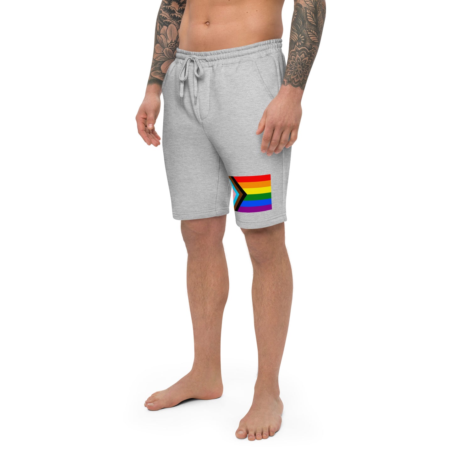 Progress Pride Flag Fleece Shorts