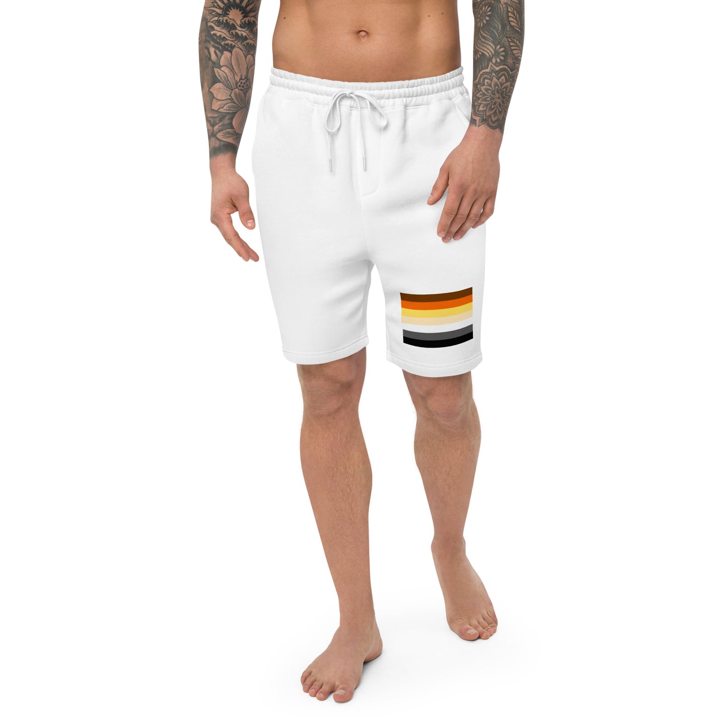 Bear Brotherhood Pride Flag Fleece Shorts