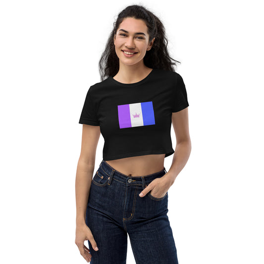 Drag Pride Flag Organic Crop Top