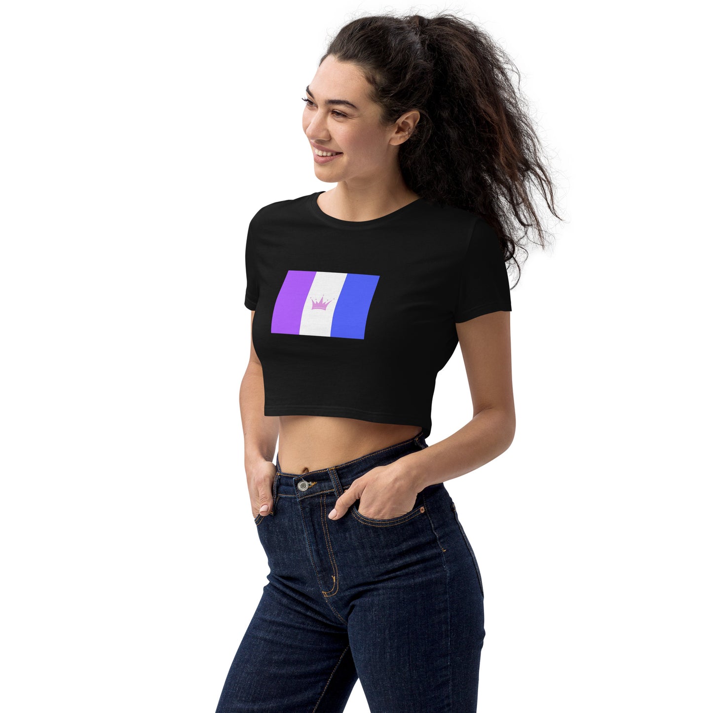 Drag Pride Flag Organic Crop Top