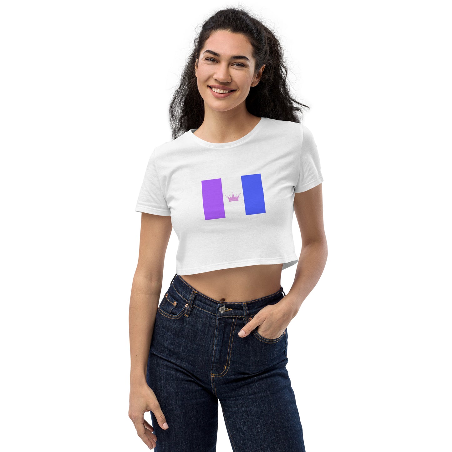 Drag Pride Flag Organic Crop Top