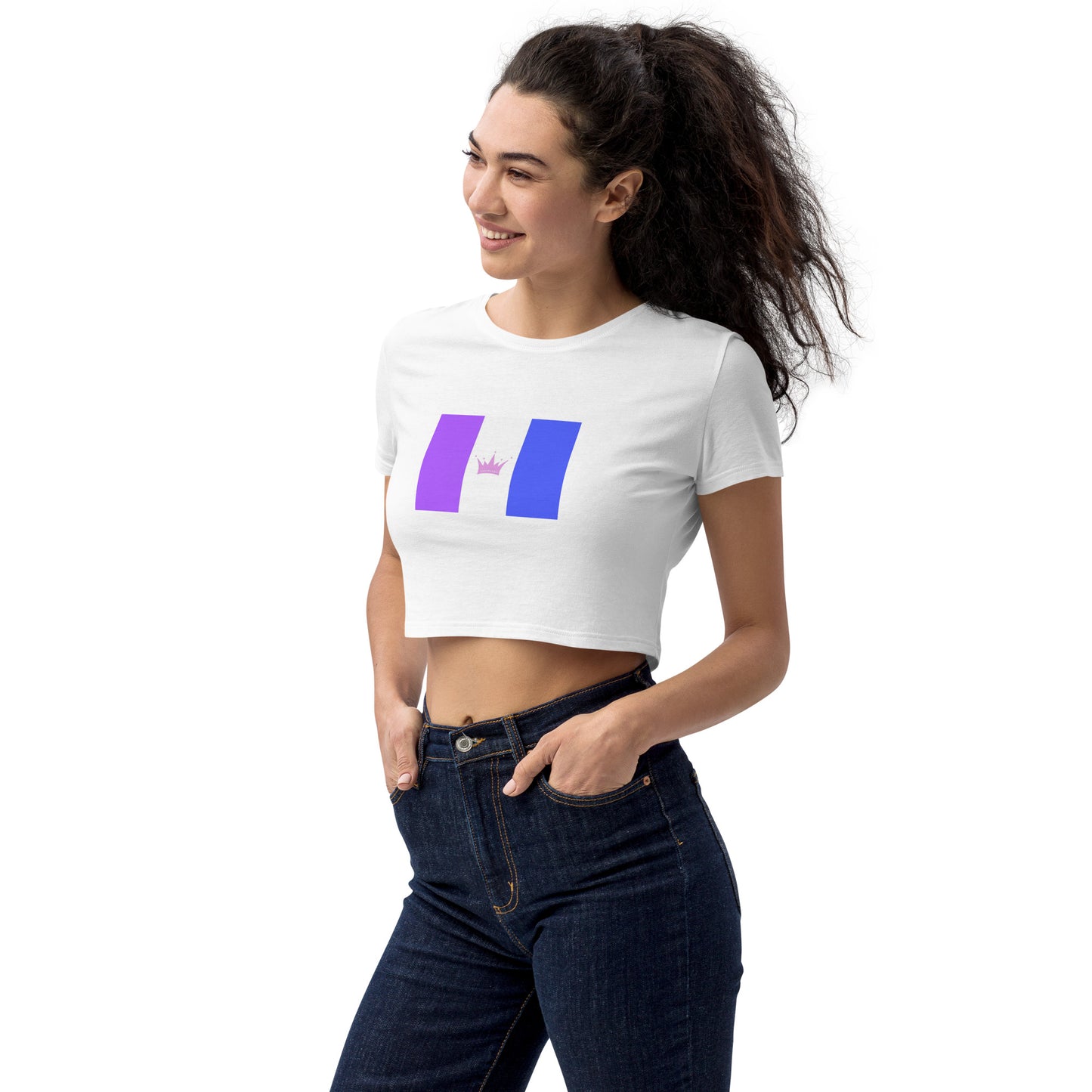 Drag Pride Flag Organic Crop Top