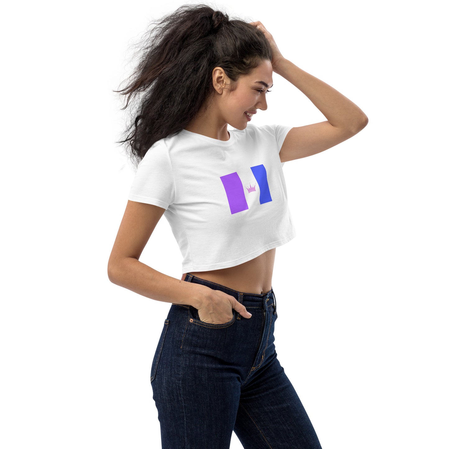 Drag Pride Flag Organic Crop Top