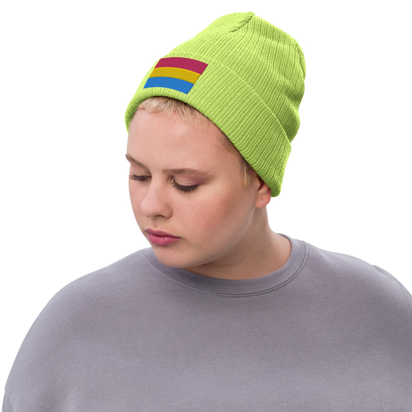 Pansexual Pride Flag Knit Beanie