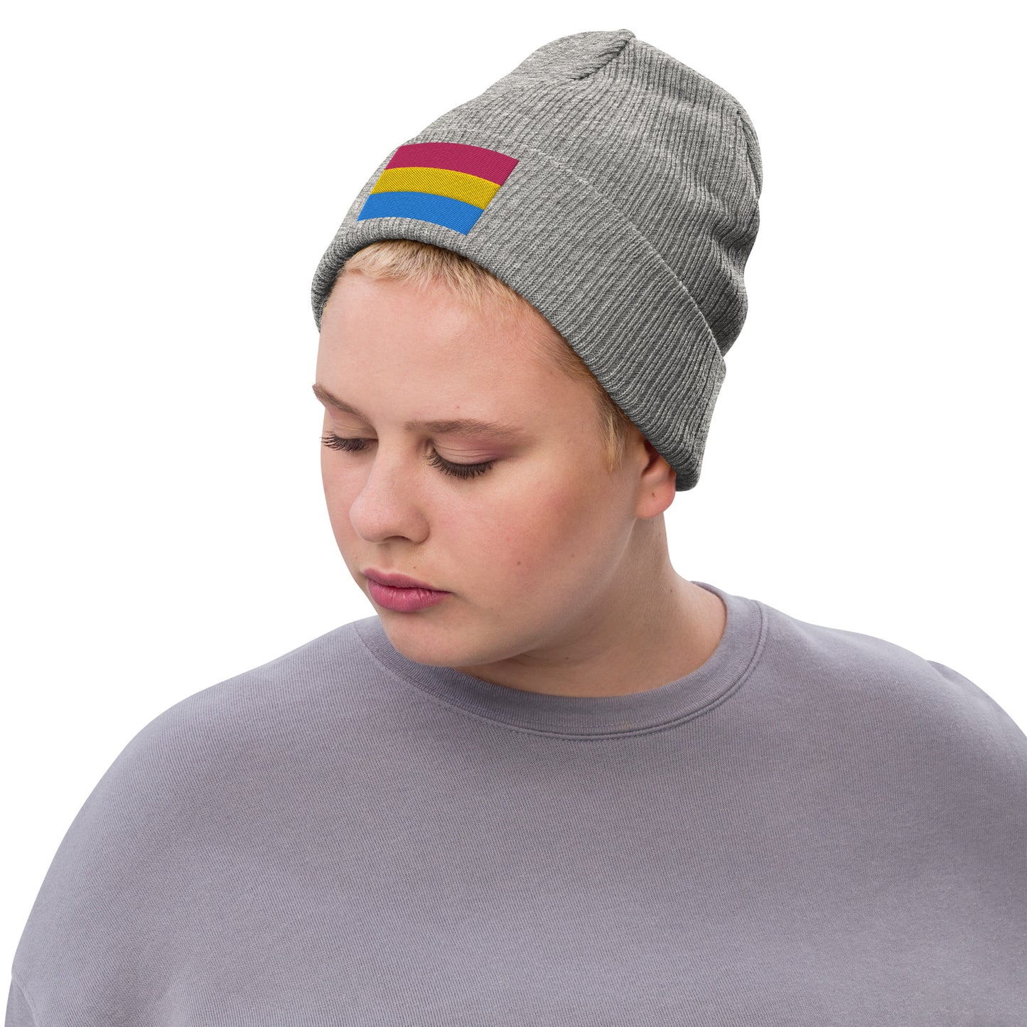 Pansexual Pride Flag Knit Beanie