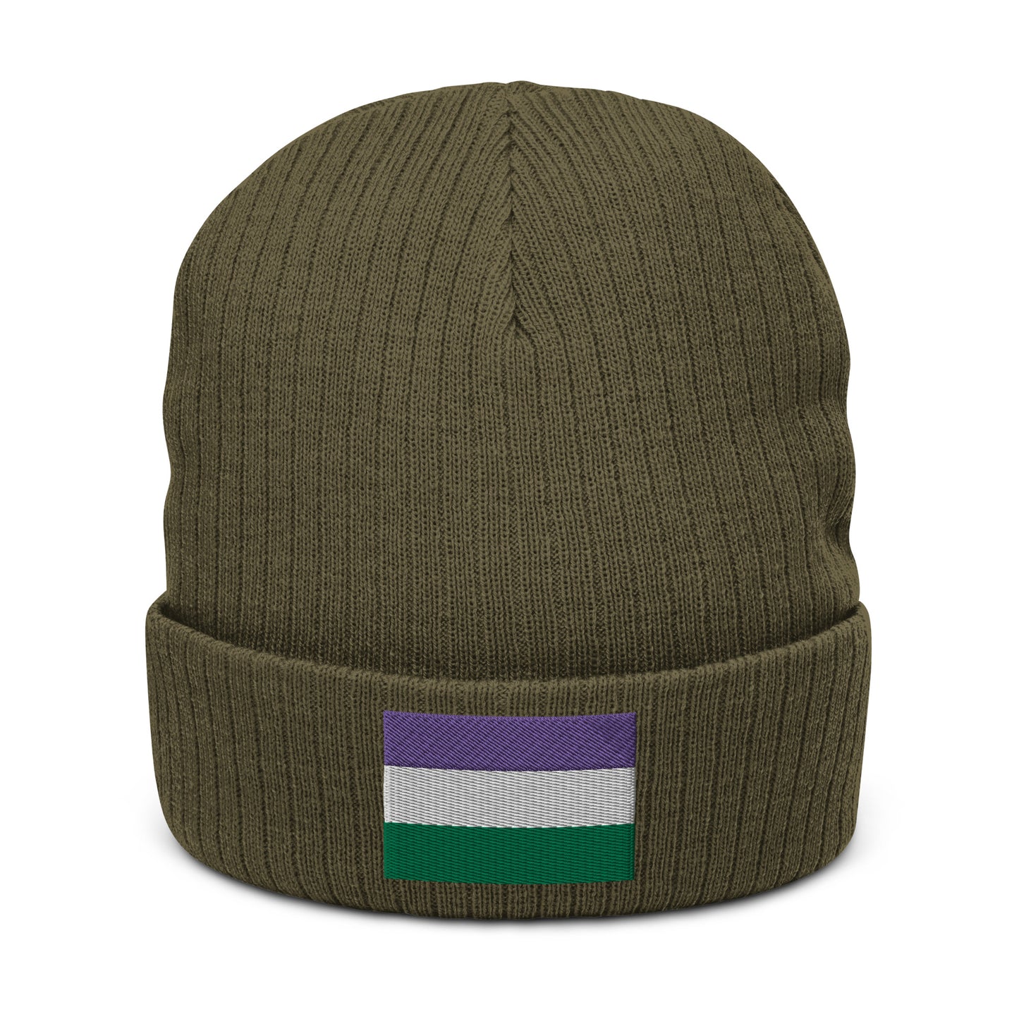 Genderqueer Pride Flag Knit Beanie