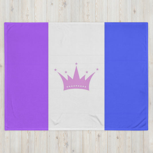 Drag Pride Flag Throw Blanket