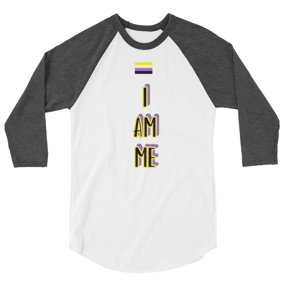 Non-BInary 3/4 Sleeve Raglan Shirt