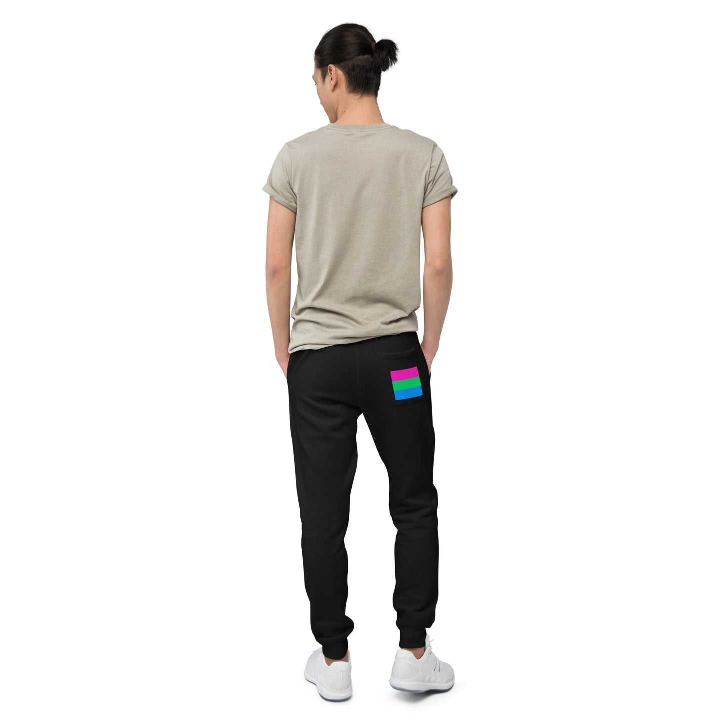 Polysexual Pride Flag Fleece Sweatpants