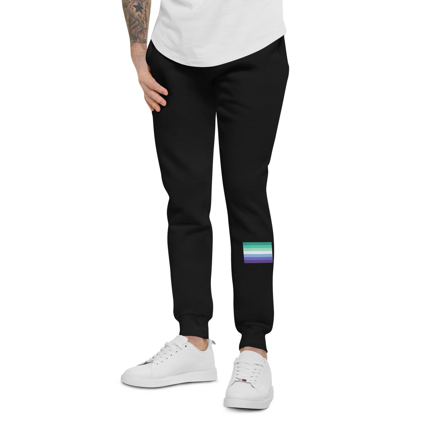 Gay Men's Pride Flag Fleece Sweatpants