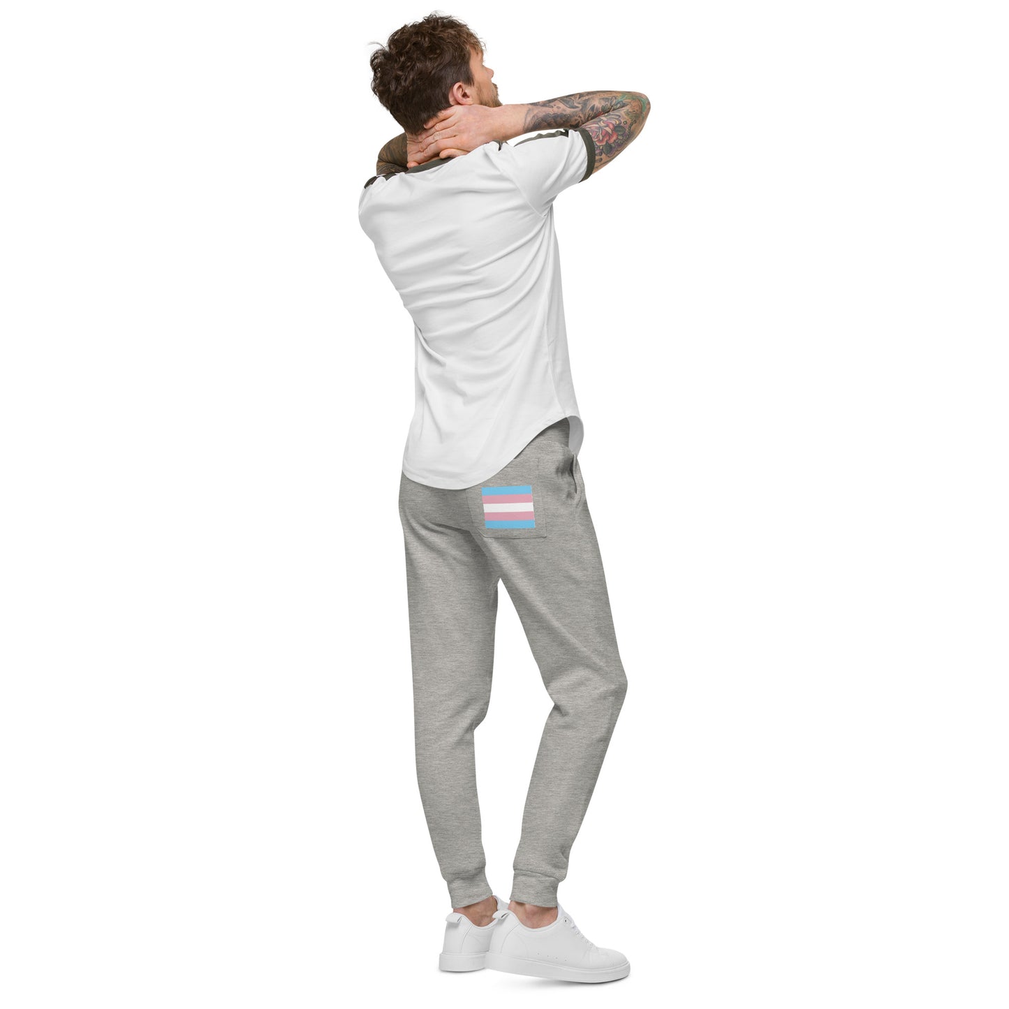 Transgender Pride Flag Fleece Sweatpants