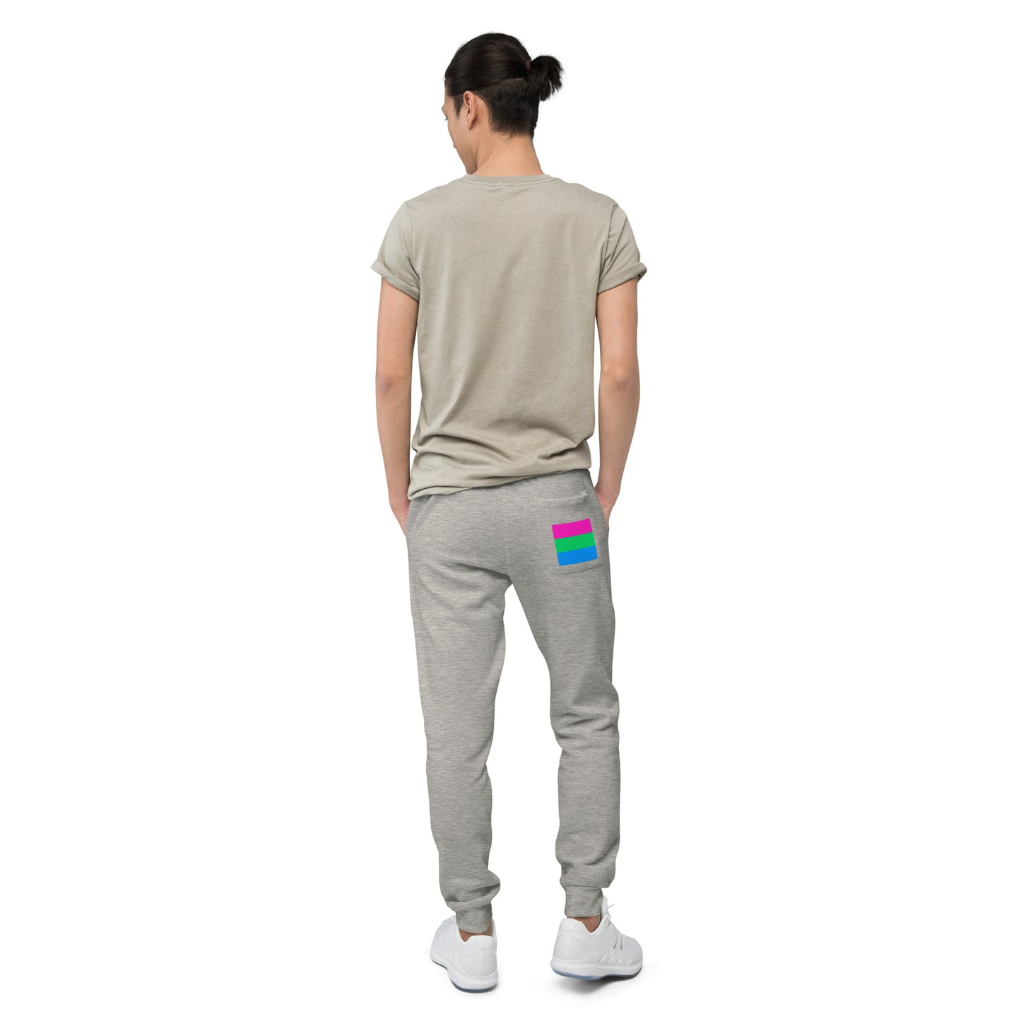 Polysexual Pride Flag Fleece Sweatpants