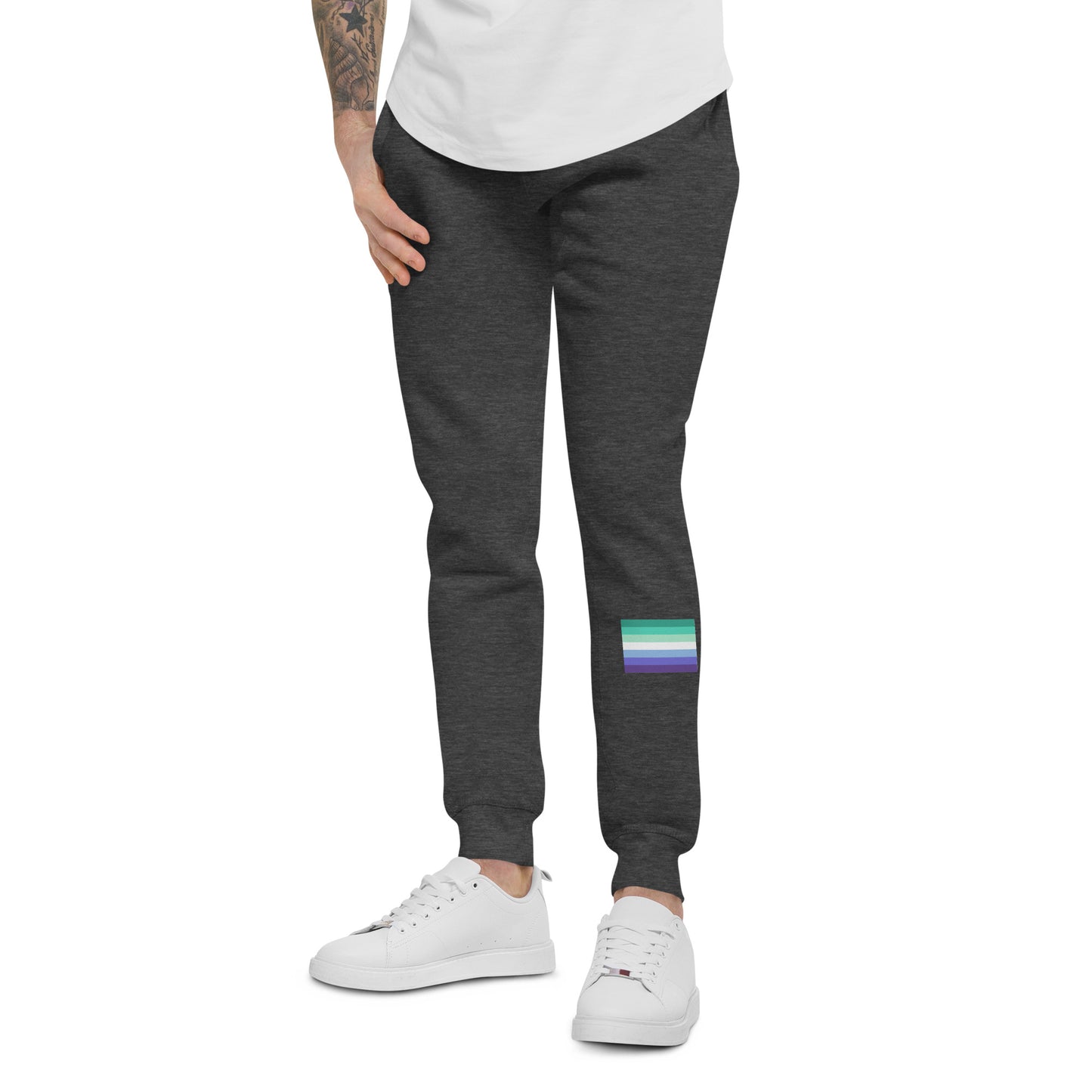 Gay Men's Pride Flag Fleece Sweatpants