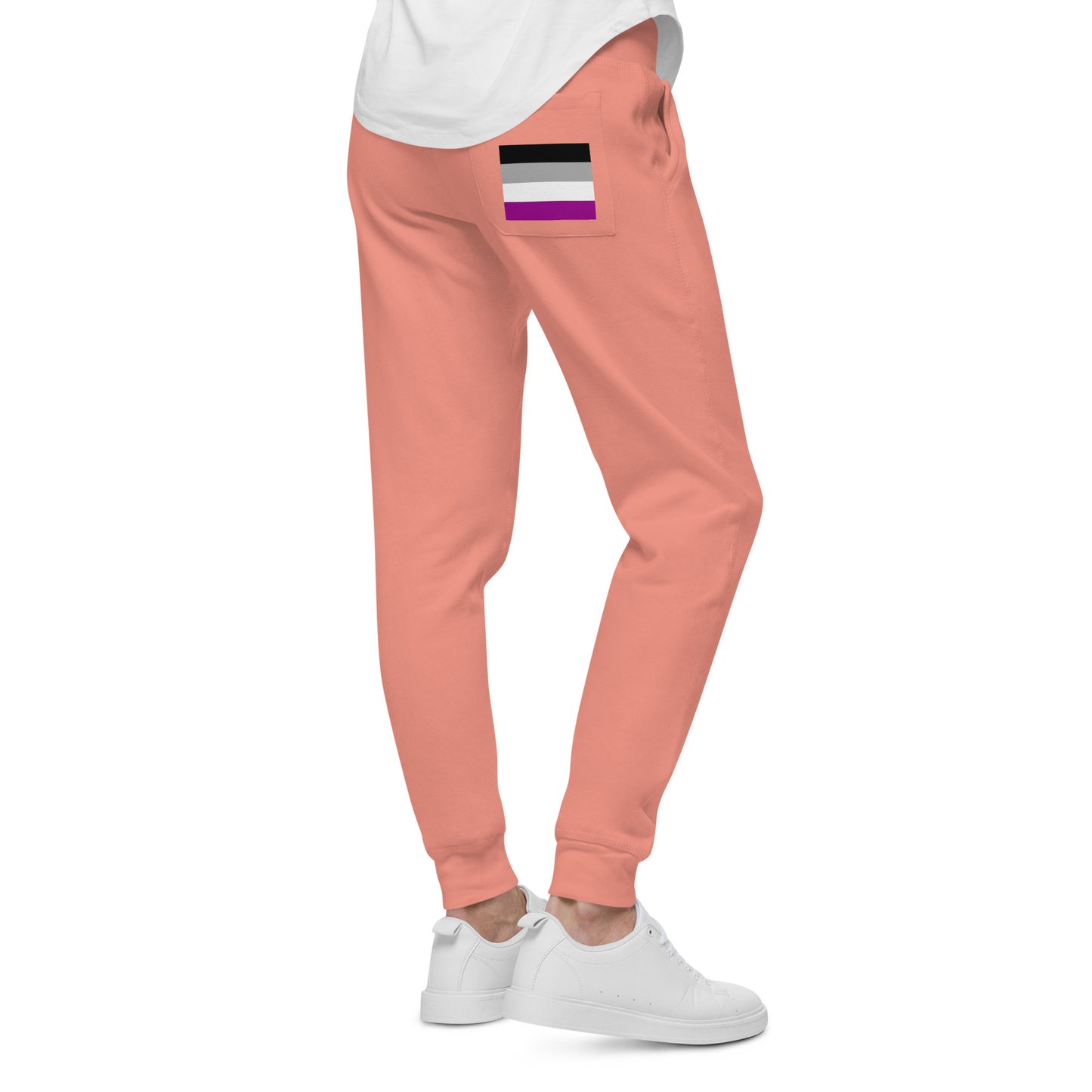 Asexual Pride Flag Fleece Sweatpants