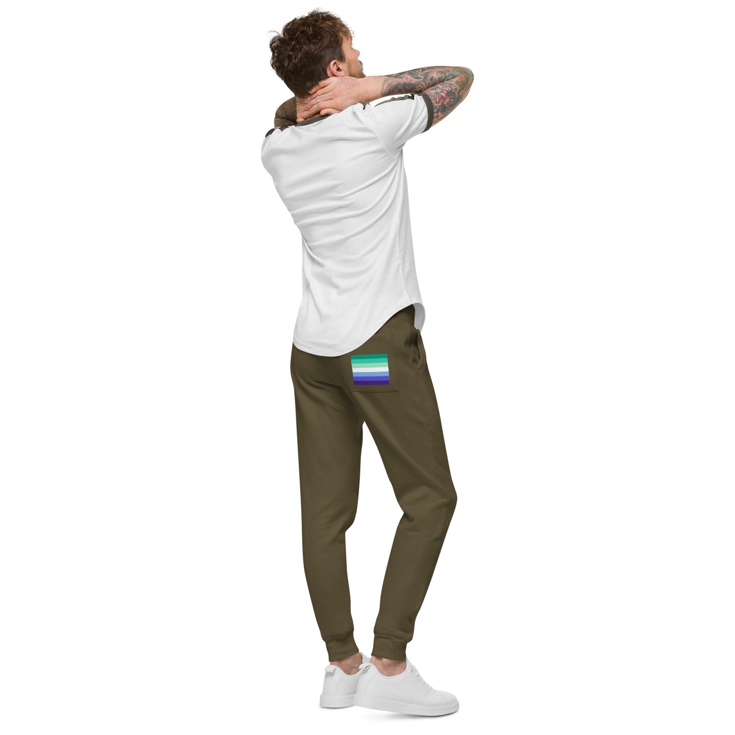 Gay Men's Pride Flag Fleece Sweatpants