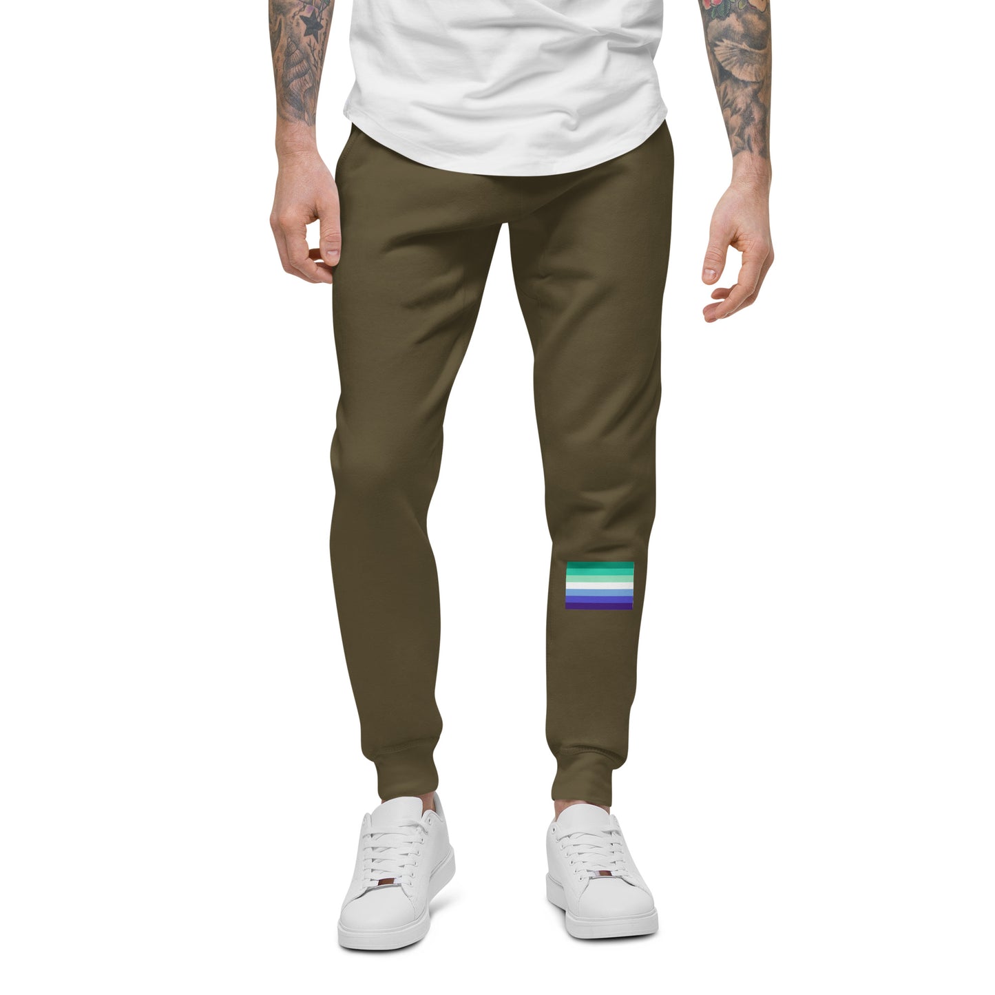 Gay Men's Pride Flag Fleece Sweatpants