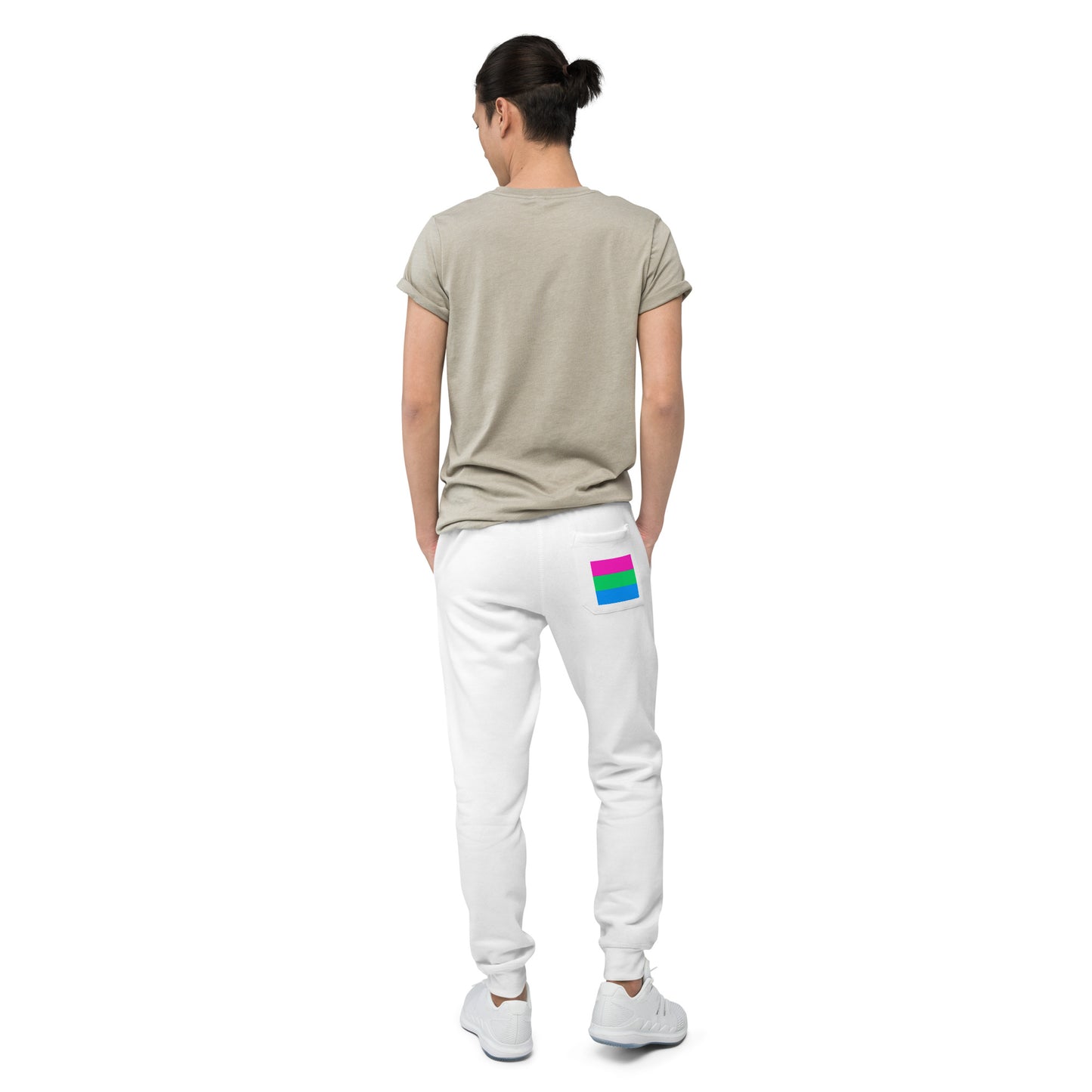 Polysexual Pride Flag Fleece Sweatpants