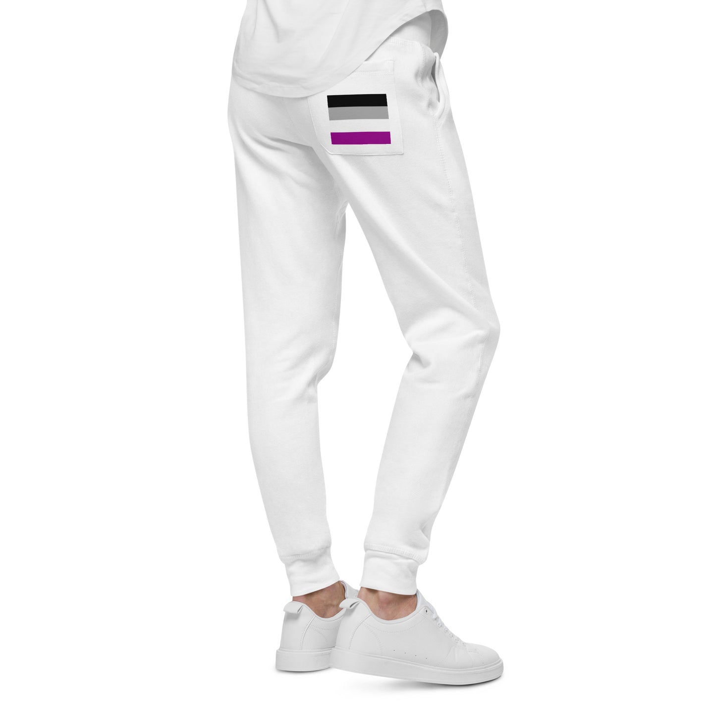 Asexual Pride Flag Fleece Sweatpants