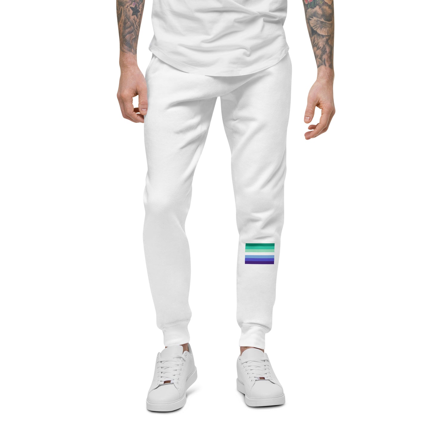 Gay Men's Pride Flag Fleece Sweatpants