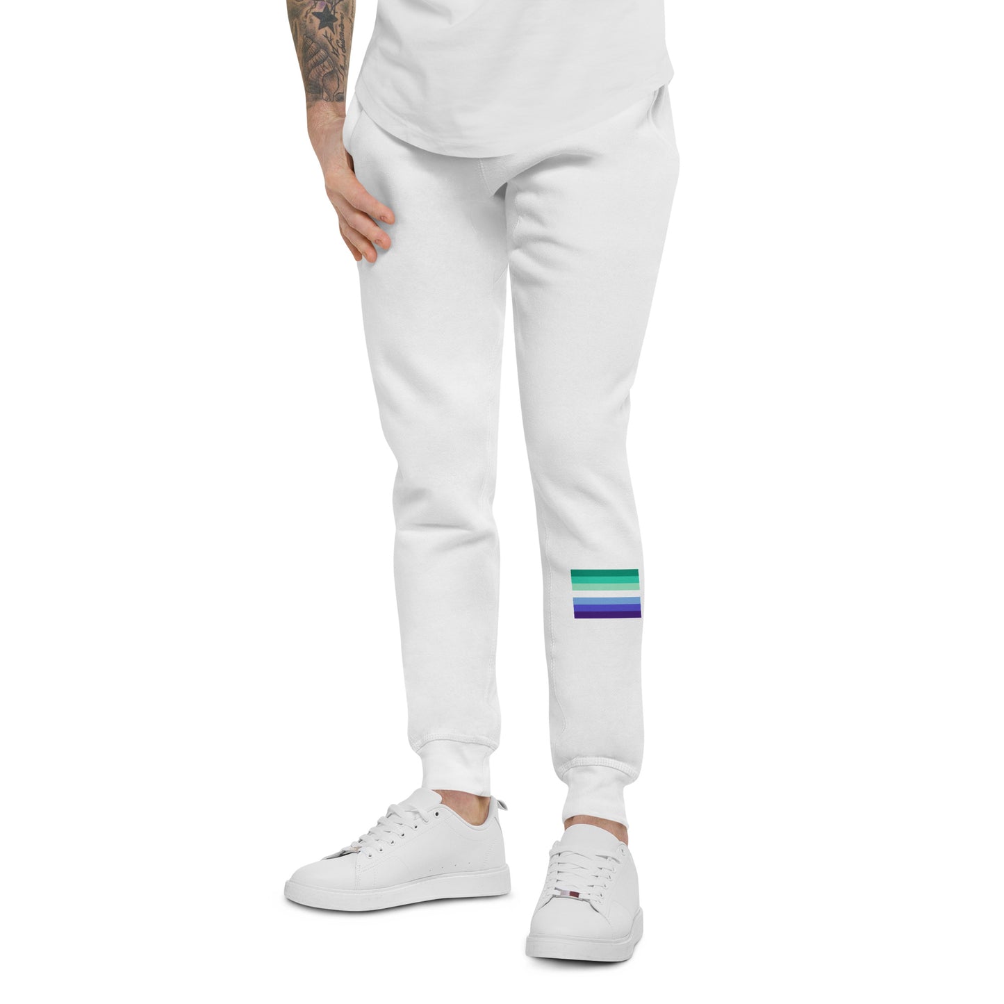 Gay Men's Pride Flag Fleece Sweatpants