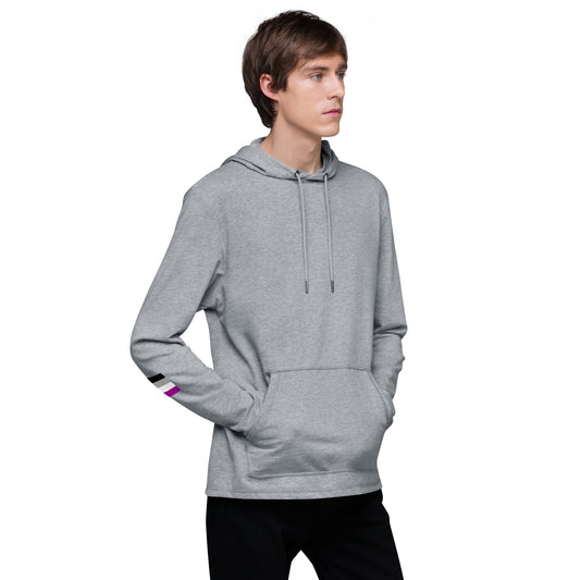 Asexual Pride Flag Lightweight Hoodie