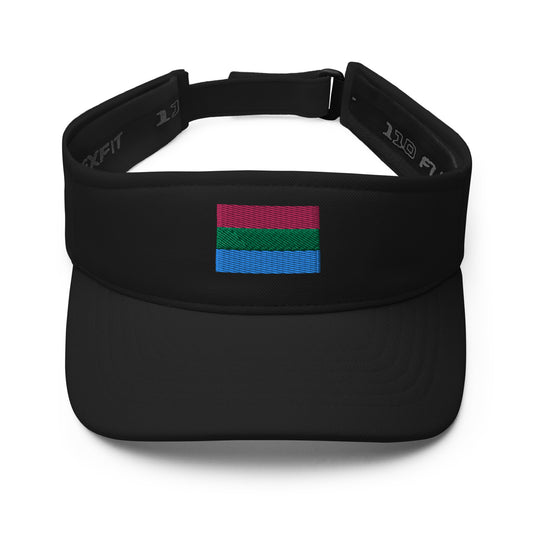 Polysexual Pride Flag Visor