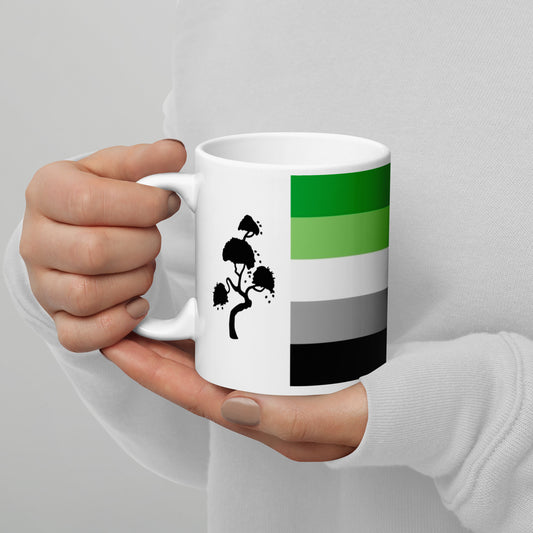 Aromantic Pride Flag Mug