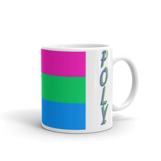 Polysexual Pride Flag Mug