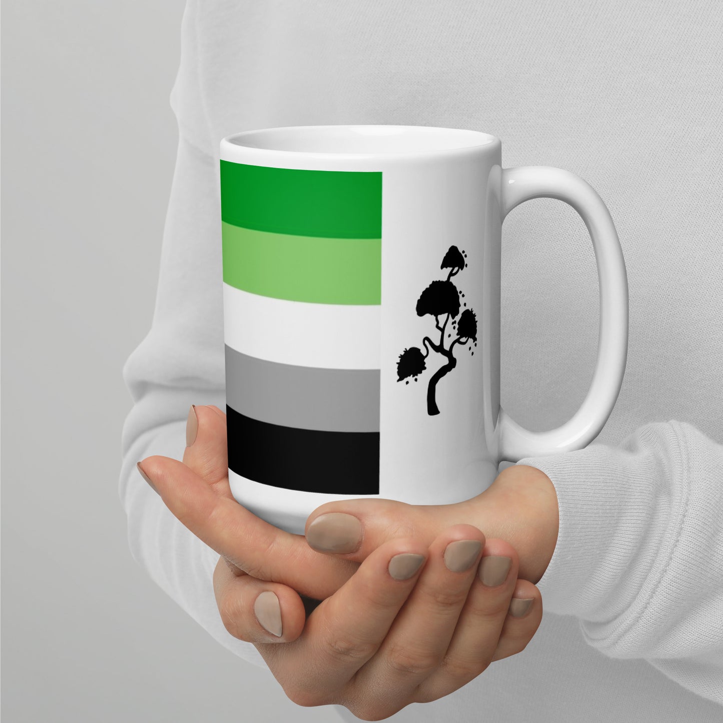 Aromantic Pride Flag Mug