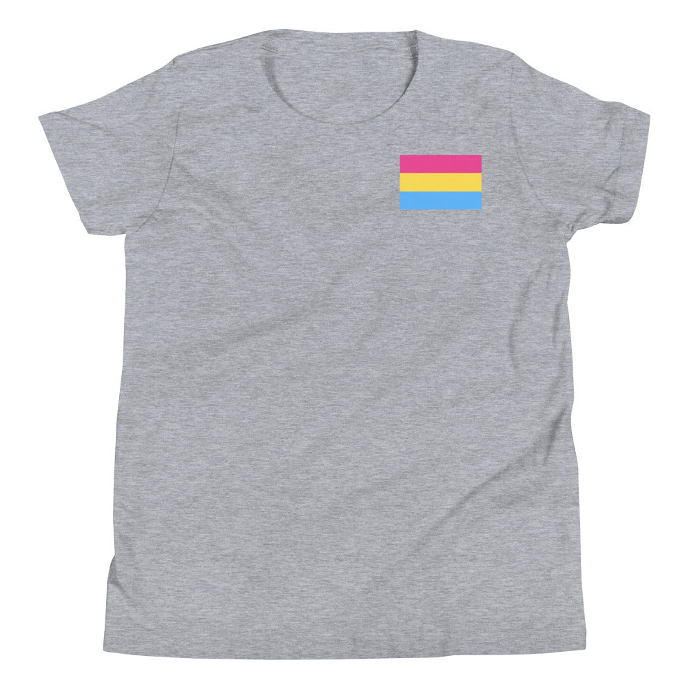 Pansexual Pride Flag Youth Short Sleeve T-Shirt