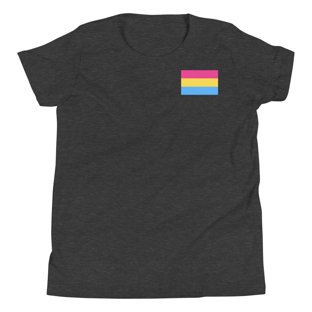 Pansexual Pride Flag Youth Short Sleeve T-Shirt