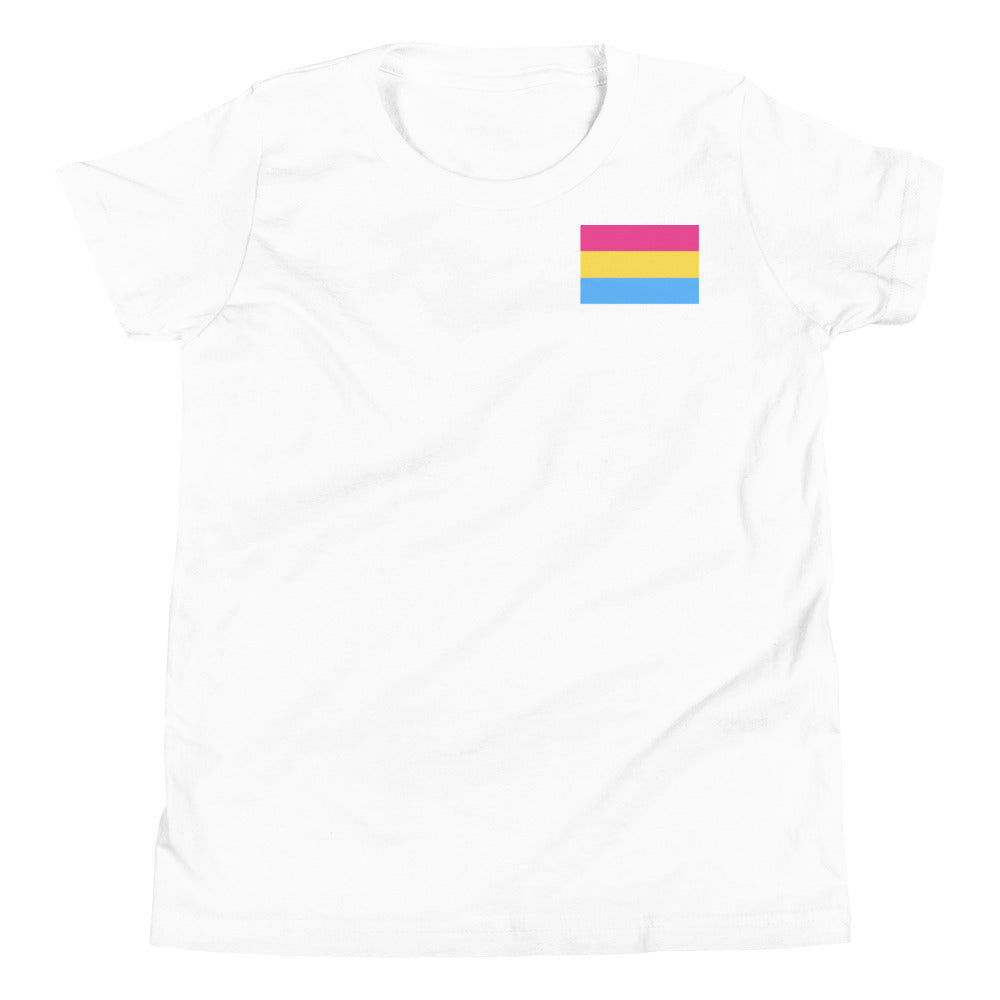 Pansexual Pride Flag Youth Short Sleeve T-Shirt